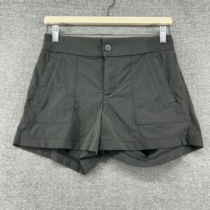 Athleta Trekkie Shorts Women Size 0 Olive Green Outdoor Hiking